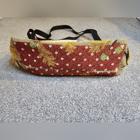 Handmade Owl Tapestry Handbag Nature Lightweight Cottagecore Boho - Picture 8 of 9